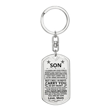 Son Carry You Keychain - Love You This Much